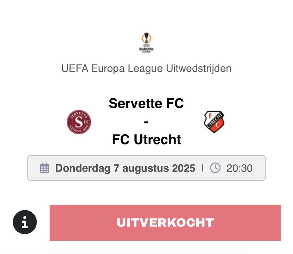 1900 mannen en vrouwen sterk in Genève!! 🤩🇨🇭

🎵 En we gaan met z’n allen naar Servette! 🎶 #fcutrecht