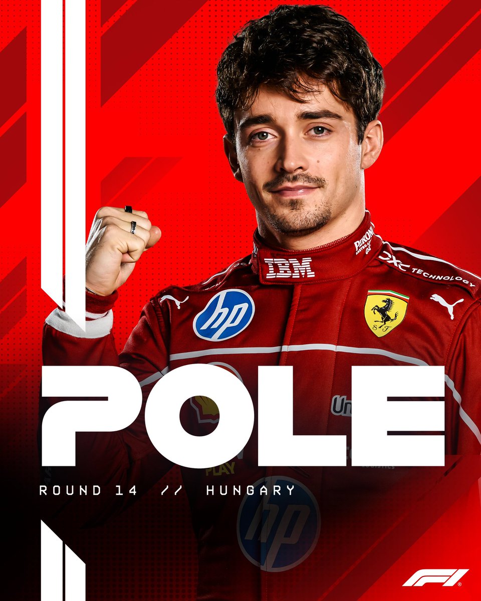 乐扣赛季首杆！啊啊啊啊啊啊啊！！！
Forza Ferrari!!!

#F1 #HungarianGP #Ferrari