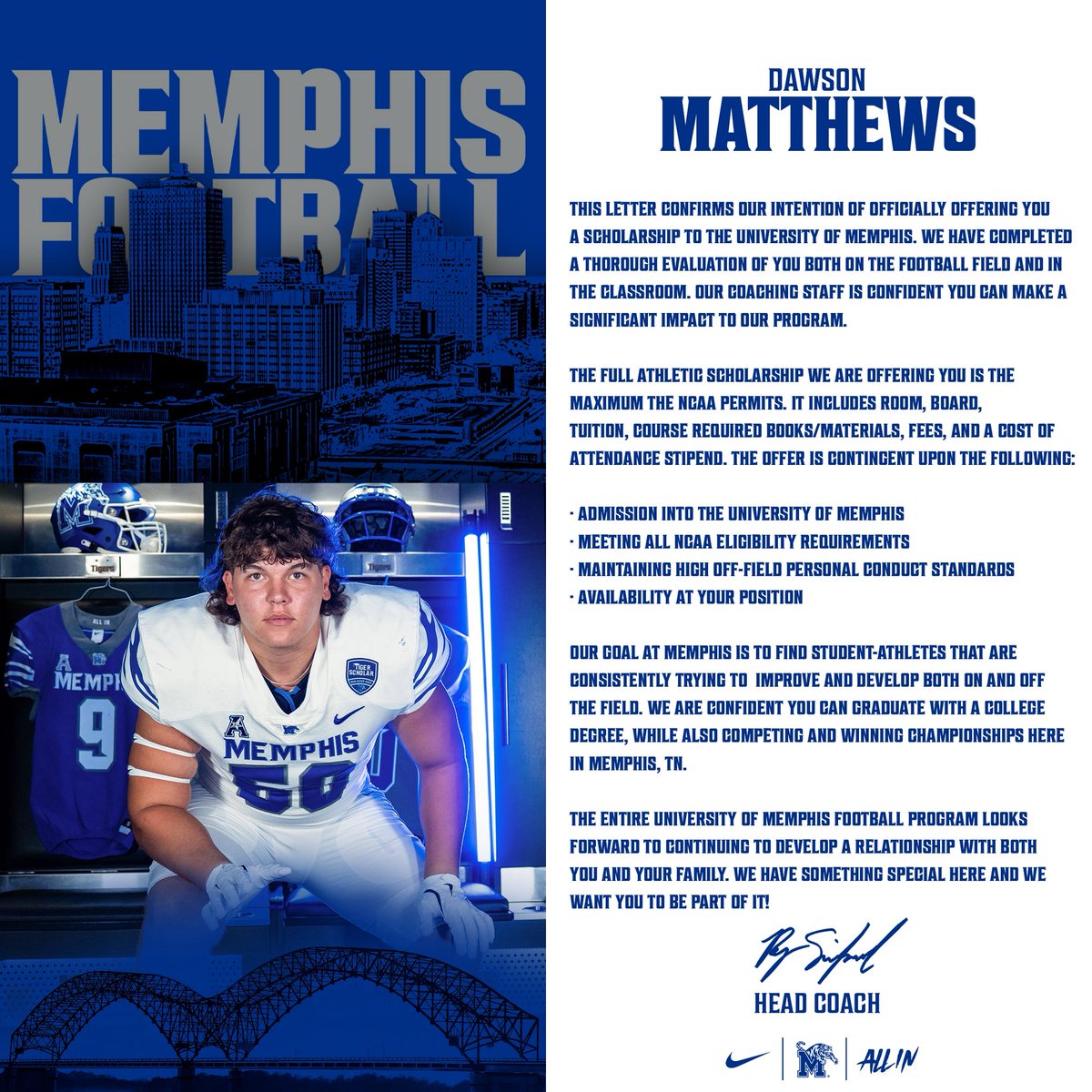 Dawson matthews (@dawsonleematt11) on Twitter photo Exited to get this rolling !! <a href="/RSilverfield/">Ryan Silverfield</a> <a href="/Coach__Myers/">Jeff Myers</a> <a href="/davediehl66/">Coach David Diehl</a> #Memphis #tigers Exited to get this rolling !! <a href="/RSilverfield/">Ryan Silverfield</a> <a href="/Coach__Myers/">Jeff Myers</a> <a href="/davediehl66/">Coach David Diehl</a> #Memphis #tigers