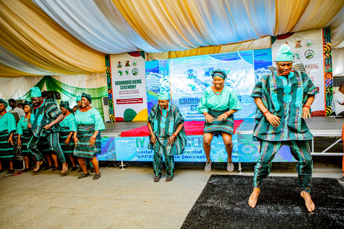 Let me once again thank my brother, Dr <a href="/akin_adesina/">Akinwumi A. Adesina</a> and the <a href="/AfDB_Group/">African Development Bank Group</a> for partnering with us on the Special Agro-Industrial Processing Zones (SAPZ) programme to build a sustainable, resilient economy around the agriculture sector.
Read my full remarks here