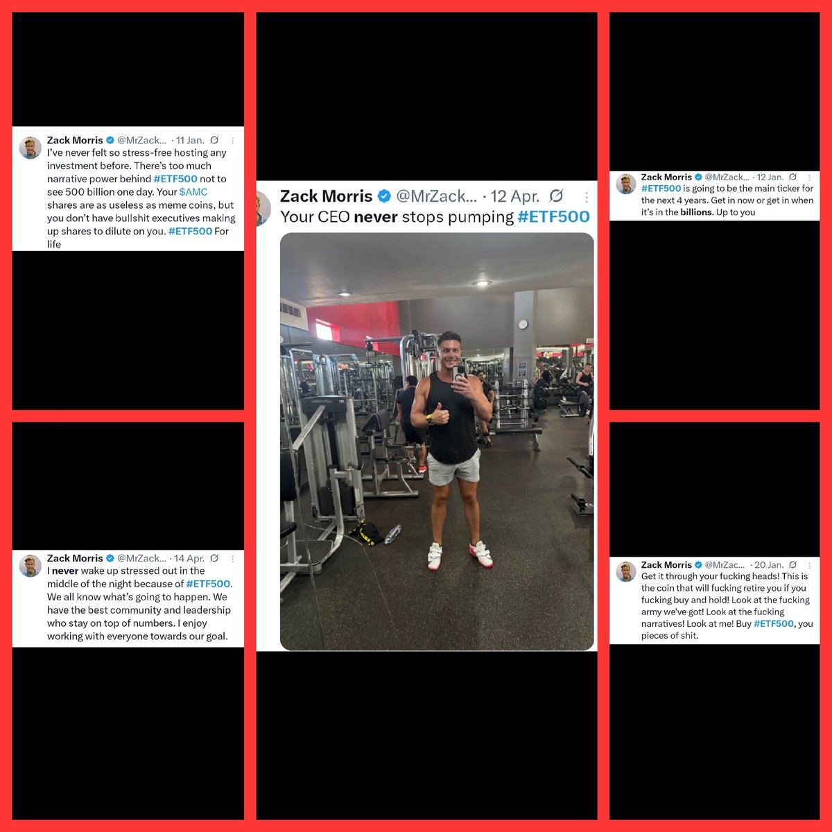 TopOTCS (@otcstop) on Twitter photo 🚨🚨🚨 FRAUD ALERT 🚨🚨🚨
<a href="/MrZackMorris/">Zack Morris</a> once again lied and manipulated his followers into thinking #ETF500 was going to billions and will retire everyone holding
He told his followers he will never stop pumping but did the exact opposite
Send this Con to prison! 🚨🚨🚨 FRAUD ALERT 🚨🚨🚨
<a href="/MrZackMorris/">Zack Morris</a> once again lied and manipulated his followers into thinking #ETF500 was going to billions and will retire everyone holding
He told his followers he will never stop pumping but did the exact opposite
Send this Con to prison!