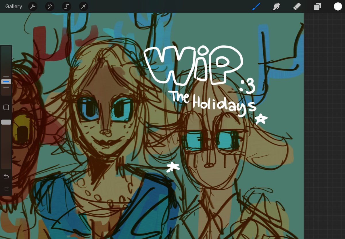 Working on a family portrait
#DELTARUNE