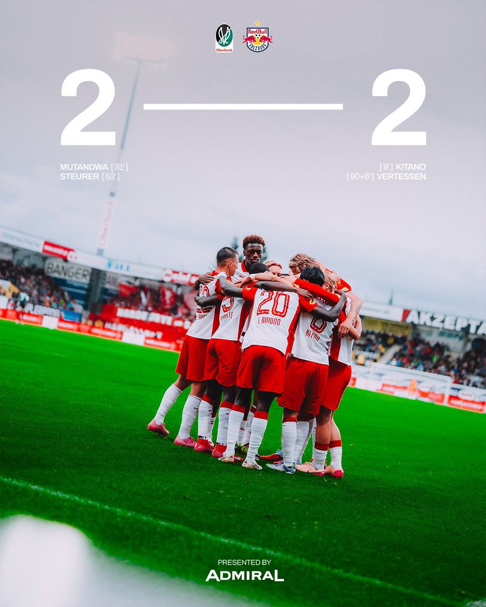 FCRBS_jp's tweet photo. 試合終了: リーグ開幕戦は敵地でドロー決着。
#SVRRBS 🔴⚪️ https://t.co/c8RCNCDmDM