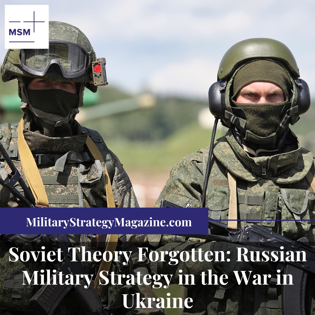 Military Strategy Magazine (@milstrategymag) on Twitter photo Russian #military #strategy in the War in Ukraine. If you want to understand it, this is the article to read. Written by a superb military thinker, Colonel (ret) Dr. Jon Klug of the US Army War College (<a href="/us_awc/">U.S. Army War College</a>). In this piece, deep insight is offered into understanding Russian Russian #military #strategy in the War in Ukraine. If you want to understand it, this is the article to read. Written by a superb military thinker, Colonel (ret) Dr. Jon Klug of the US Army War College (<a href="/us_awc/">U.S. Army War College</a>). In this piece, deep insight is offered into understanding Russian