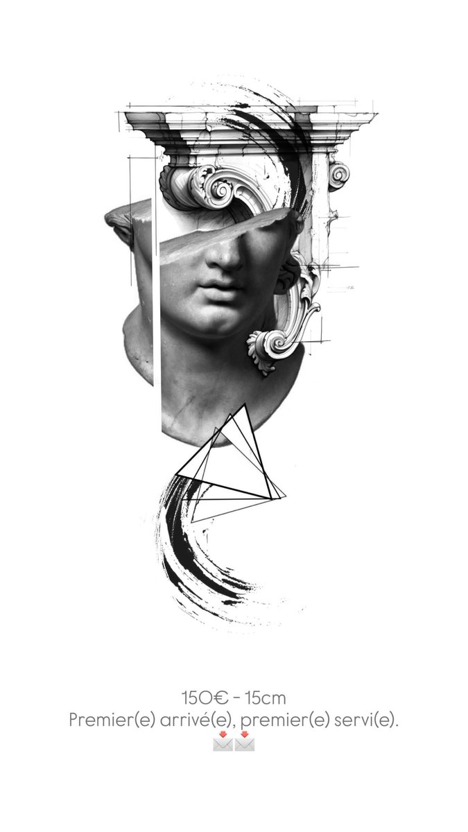 retrecime's tweet photo. Qui pour un projet mélangeant réalisme &amp; géométrie ? #tattoo https://t.co/5OVYdymZPy