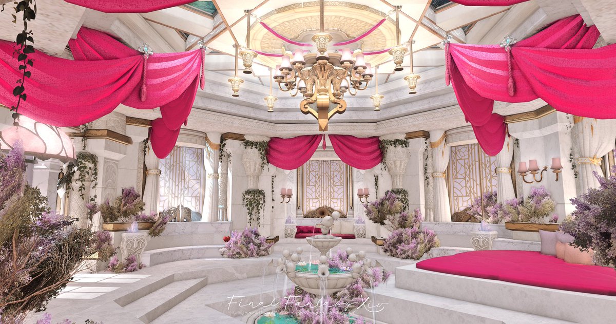 💖Aphrodite palace[L]💖
400/400
#FF14 
#FF14housing 
#FF14ハウジング