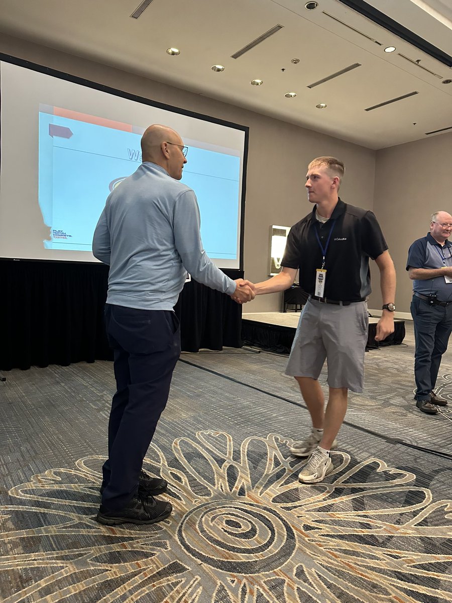 Two great young D10 officials got basketball scholarships (registration fee reimbursed) today at the PIAA Officials Convention! Amazing to see so many young officials from D10 present to get better, along side many veteran officials! Congratulations Madison Marczak and Trey