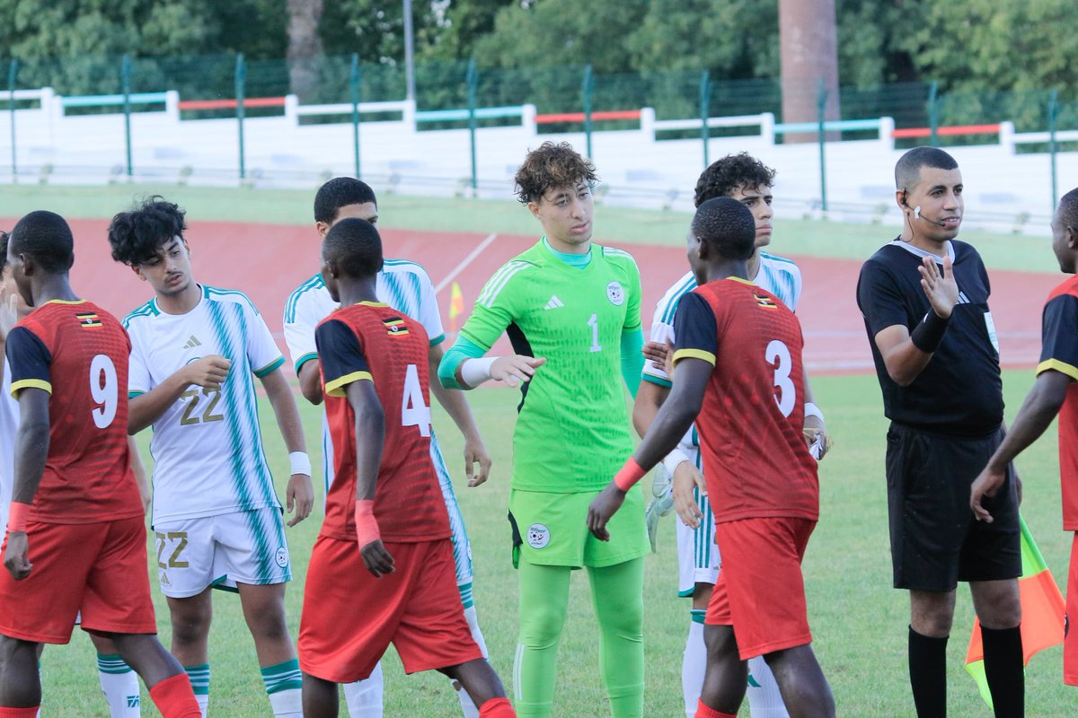 Football Semi final
Tied after 80 minutes, Penalties to separate us.

Uganda (Buddo SS ) 1-1 Algeria
19 hrs Chebe stadium, Annaba
#ANOCASchoolGames2025