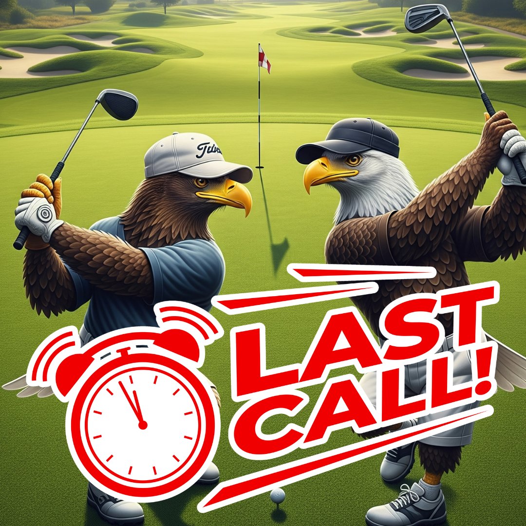 LAST CALL!

We need to give the course a Final Number of Golfers and payment!

Don't Wait! Contact us immediately if you're still interested!