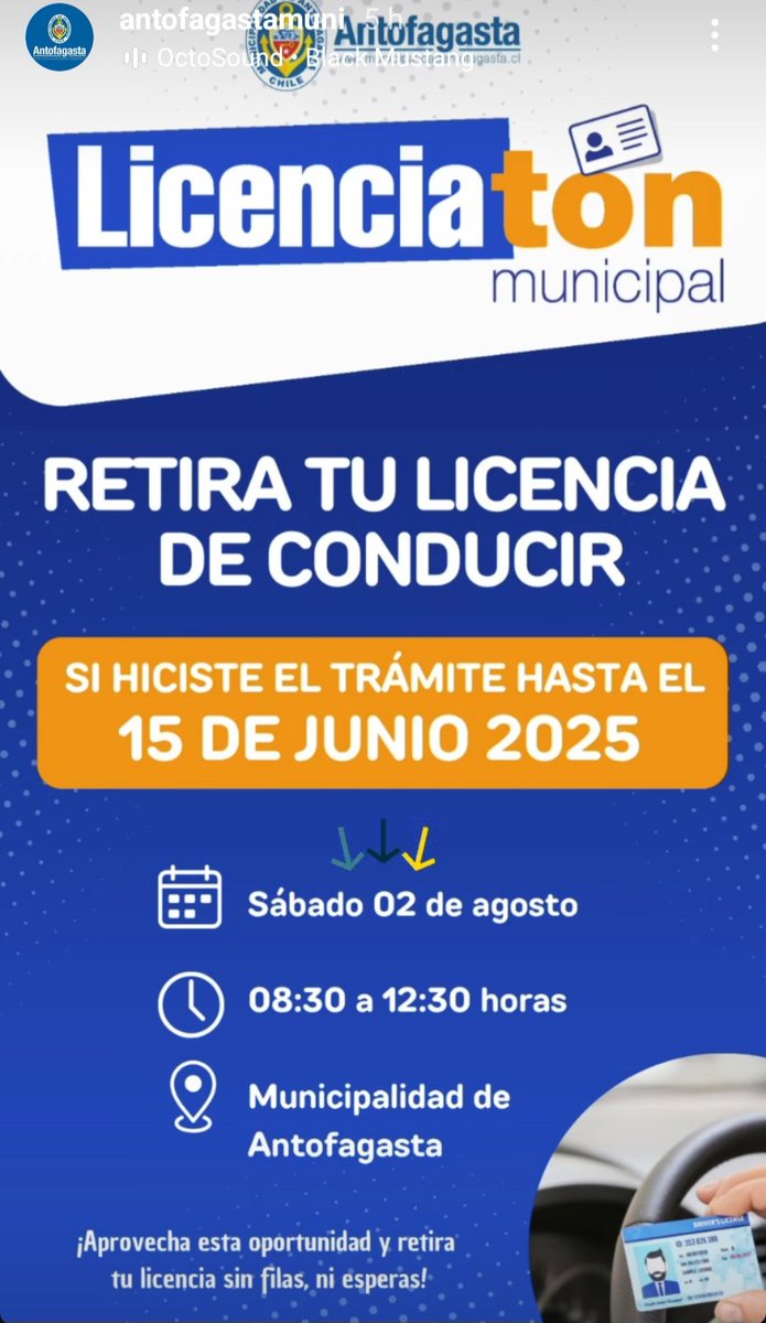 Gabyota_19's tweet photo. Más de 4 hrs en una fila , la mayor parte del tiempo de pie en la calle, para que al llegar al módulo me digan que mi renovación de licencia aun no esta impresa y que vuelva el viernes. Por favor pongan a alguien competente a cargo de  la  dirección de  tránsito de #Antofagasta. https://t.co/0tCiS374zV