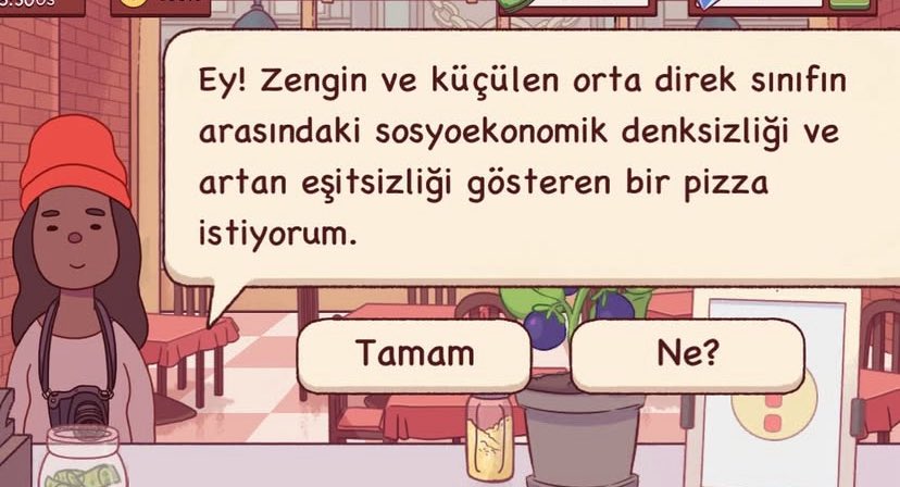 yanlış. asla o olamayacaksınız.