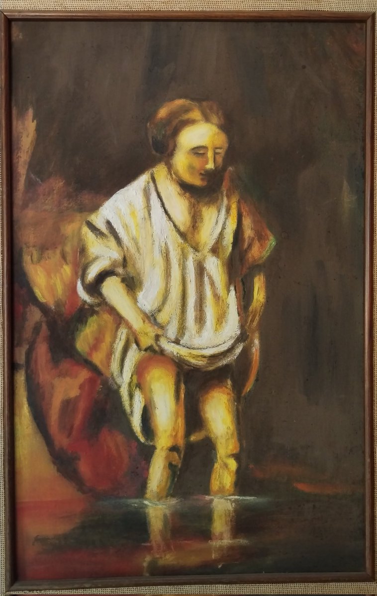 Today, while visiting my mom, I found this Rembrandt study I did when I was around 15 years old, back in 1999–2000
