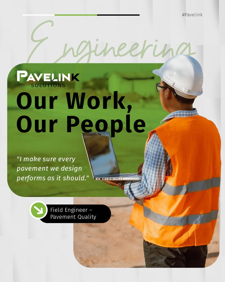 PaveLinkSol's tweet image. Behind every pavement success is a brilliant team.

 #EngineeringInAction #PaveLinkTeam