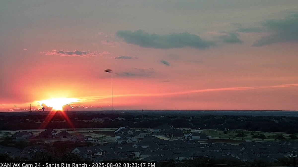 Sunset in Liberty Hill!