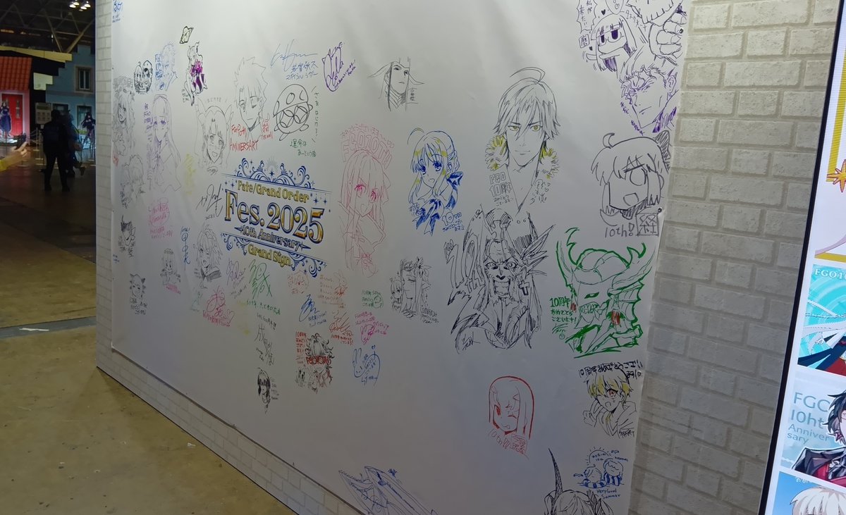 Fes会場2日目にて。
#FGO  #FGO10周年 
