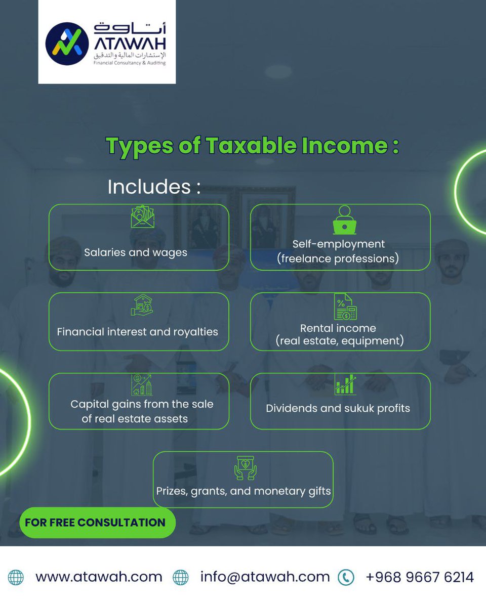 Atawahoman's tweet photo. Oman Introduces First Individual Income Tax Law  
His Majesty Sultan Haitham bin Tariq has issued Royal Decree No. 56 of 2025, which enacts a 5% tax on individuals' net income. The taxable income threshold is set at 42,000 Omani riyals annually. https://t.co/32DVykIGGZ