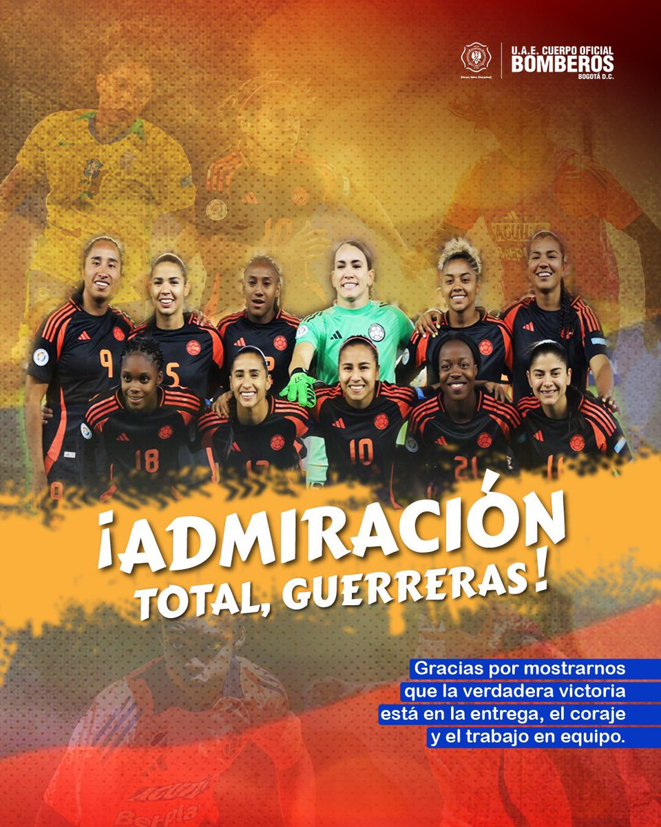 Paula Ximena Henao Escobar (@paulahenaocbb) on Twitter photo ¡Qué mujeres! Gracias de nuevo por hacernos vibrar.
Talento, disciplina, entrega y amor por su profesión <a href="/FCFSeleccionCol/">Selección Colombia</a> ❤️🔥 ¡Qué mujeres! Gracias de nuevo por hacernos vibrar.
Talento, disciplina, entrega y amor por su profesión <a href="/FCFSeleccionCol/">Selección Colombia</a> ❤️🔥