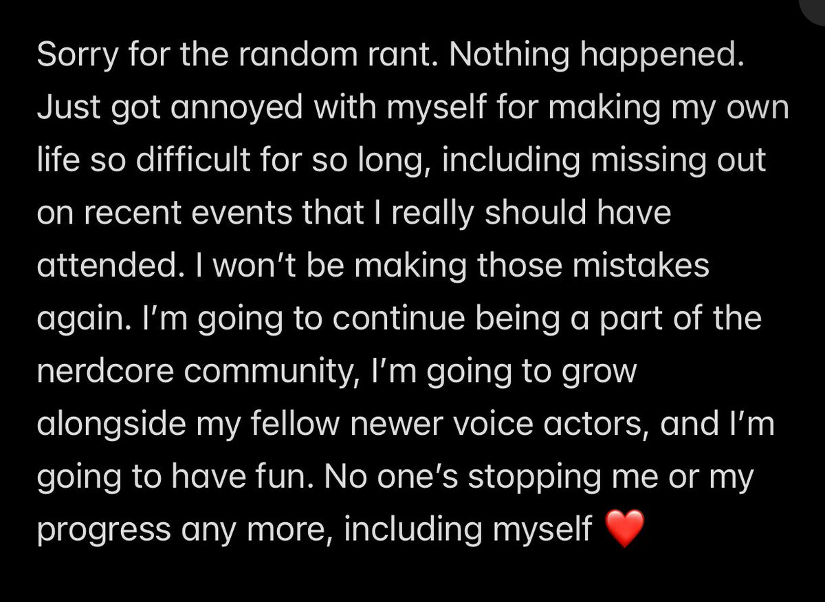 The key to being accepted and loved online is being nice and smart, not being kind and selfless. I wish I learned that sooner. I know it now, so good luck stopping me ❤️ Rant attached