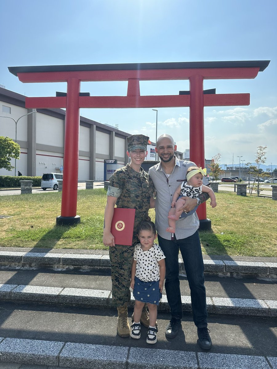 Nothing hits harder than a Marine family doing it together. 

Congrats on promotion to CWO2! 🦅🌎⚓️

Proud of you both — thank you for being a shining example of service and family. 

Semper Fi, Brother and Sister! 🫡