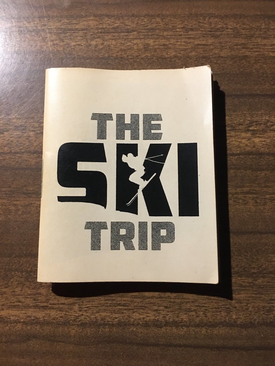 If you have a copy of my infamous 2015 zine THE SKI TRIP (32pgs., B/W) you're doing well in life -- I'm still proud of this work
