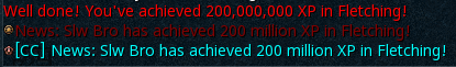 200M Fletching!