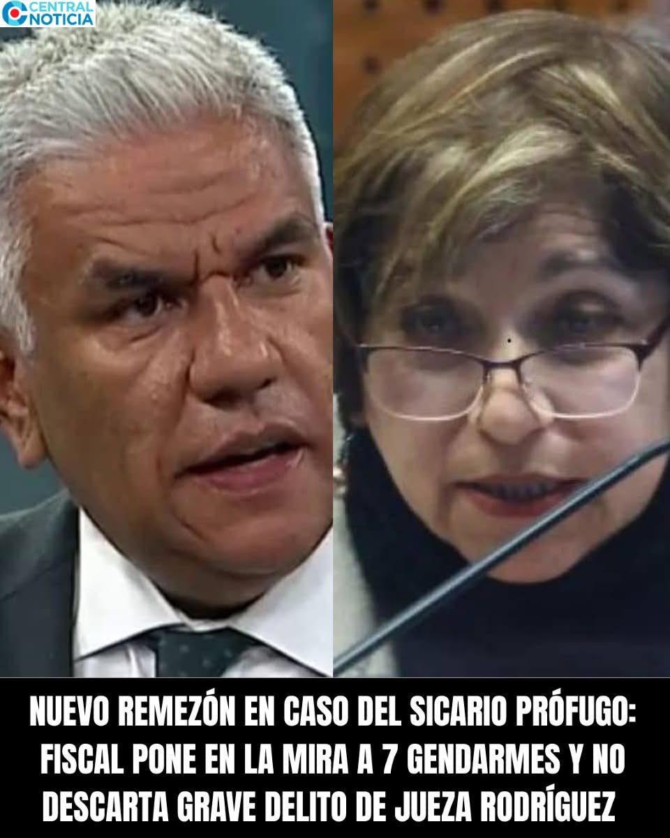 Antes de poder sacar a los Criminales de las calles , hay que sacarlos de nuestras Instituciones, nuevo remezón en caso del sicario prófugo: fiscal pone en la mira a 7 gendarmes y no descarta grave delito de jueza Rodríguez..!!