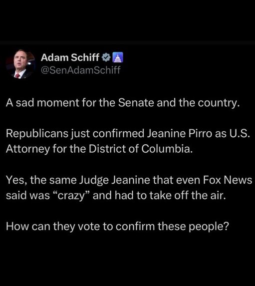 LOL!  Adam Schiff is shtting himself.