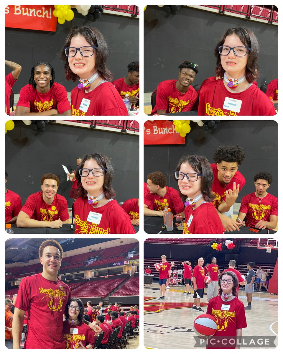 Dear <a href="/TeamCoachBuzz/">Buzz Williams</a> and <a href="/TerrapinHoops/">Maryland Men’s Basketball</a> 🐢🏀

Thank you for making Buzz’s Bunch so much fun today 😊

I had a great time ‼️

Maybe I can get up to a game this season 🤞

Love U <a href="/BEDE1_/">Wabissa Bede ❄️</a> 

🧡❤️ Dani Jo 🔴⚫️🟡