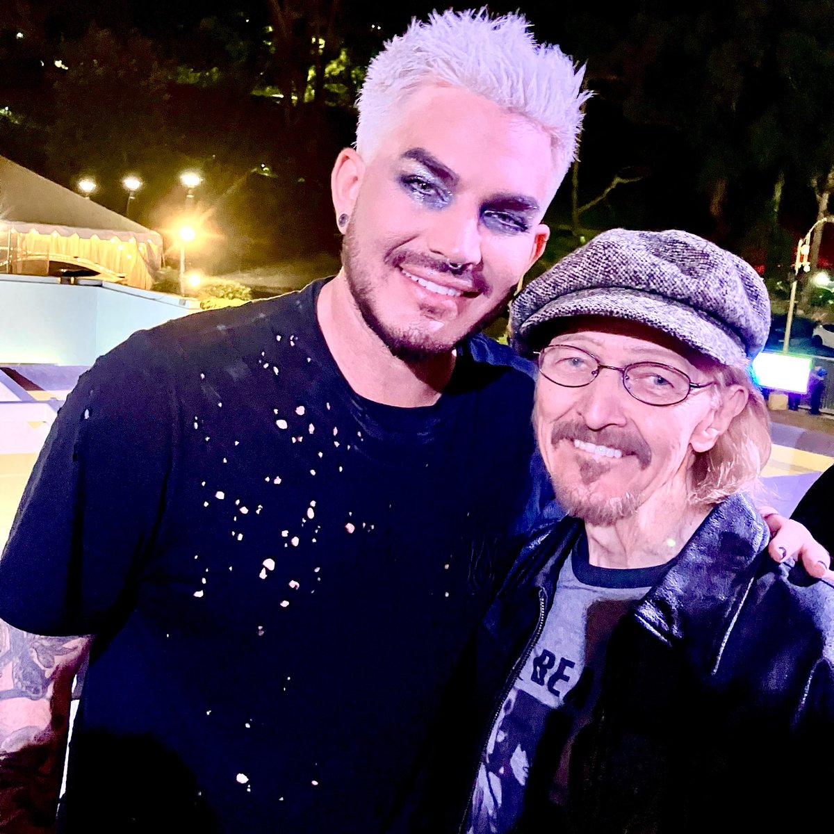 Ted Neeley (@tedneeley) on Twitter photo Great seeing you Adam!!! What a voice!! I know Carl is smiling… #JesusChristSuperstar <a href="/adamlambert/">ADAM LAMBERT</a> #hollywoodbowl Great seeing you Adam!!! What a voice!! I know Carl is smiling… #JesusChristSuperstar <a href="/adamlambert/">ADAM LAMBERT</a> #hollywoodbowl