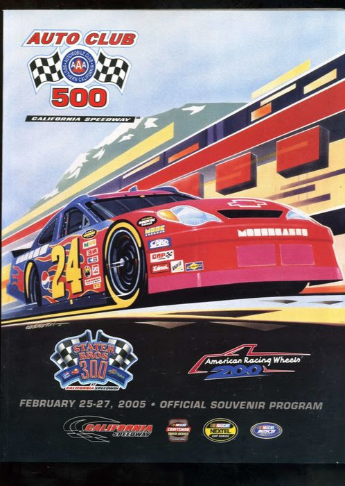 Thinking about the 2005 California Speedway program covers