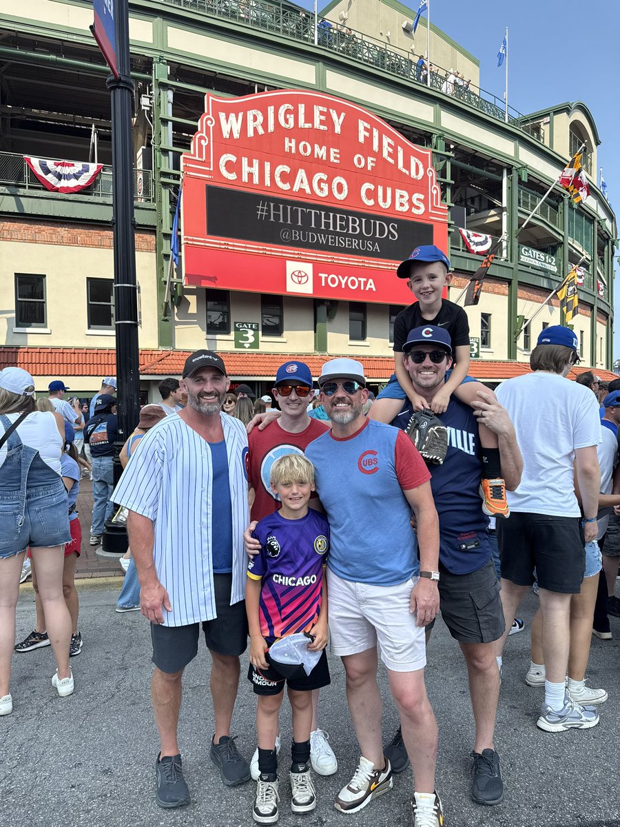 I had a great time today at the Cubs game. 

Too bad the bullpen was a useful as a poppy flavored lollipop in the 8th inning.