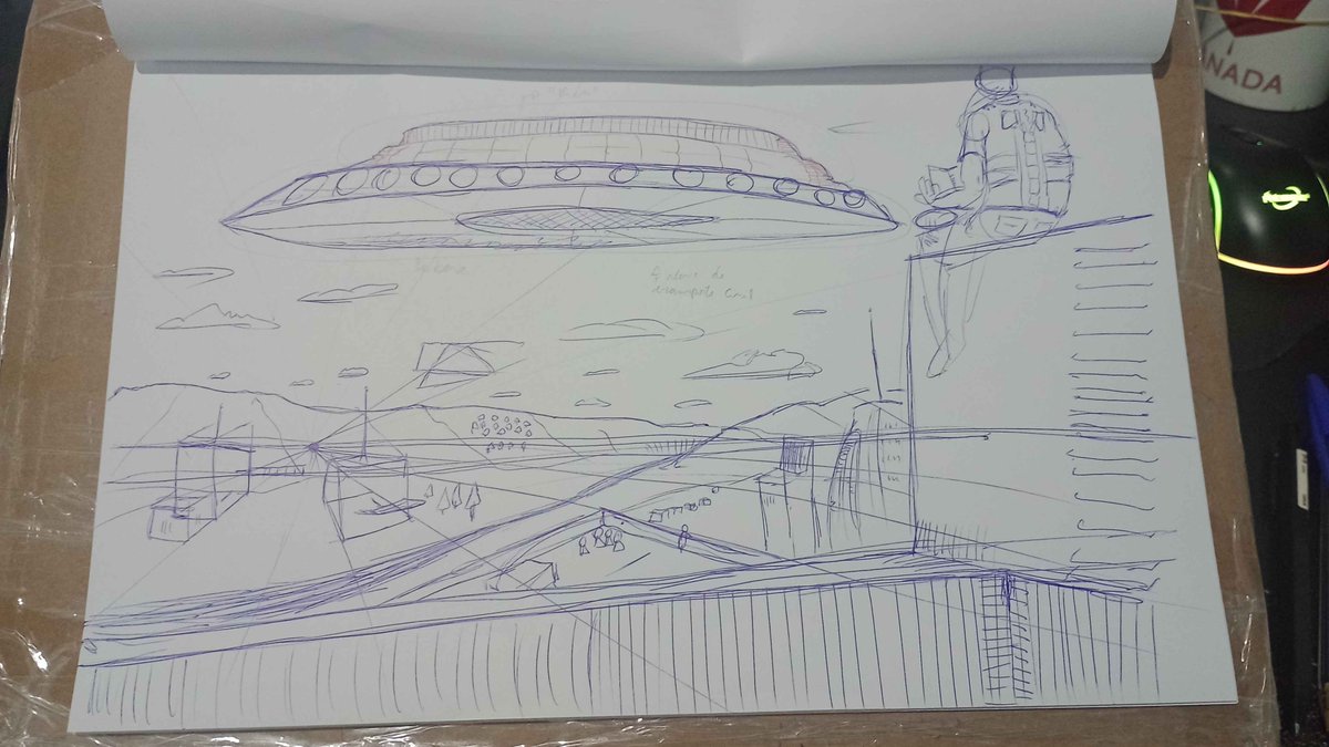 Ainda não tô afiado no desenho de perspectiva, mas a cada desenho, a cada prática e treino eu avanço mais um passo.