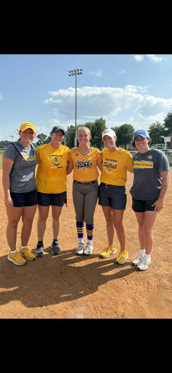 I'd like to thank <a href="/RacersSoftball/">Murray State Softball</a> for having me today. It's always fun to go to my mom's alma mater and where my sister will graduate (nursing school) this year.<a href="/tnbolts2027west/">Tennessee Thunderbolts Premier 2027</a> <a href="/HenryCoSoftball/">Lady Patriots Softball</a> <a href="/CoachGill_MSU/">Ashley Gilland</a> <a href="/ElizabethW456/">elizabeth</a> <a href="/madi_eberle/">Madi Eberle</a>