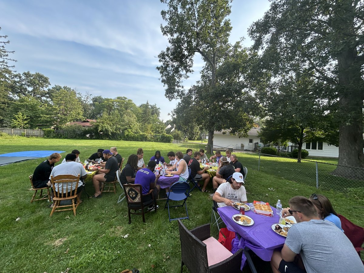 Hannah Nussbaum (@hannussbaum) on Twitter photo Fed them, made them a slip n slide, and gave them 300 water balloons. Bet they’ll sleep well tonight 😂💜 These guys are a joy to be around! Cannot wait for season! <a href="/coachcjnuss/">Christian Nussbaum</a> #EverLoyal Fed them, made them a slip n slide, and gave them 300 water balloons. Bet they’ll sleep well tonight 😂💜 These guys are a joy to be around! Cannot wait for season! <a href="/coachcjnuss/">Christian Nussbaum</a> #EverLoyal