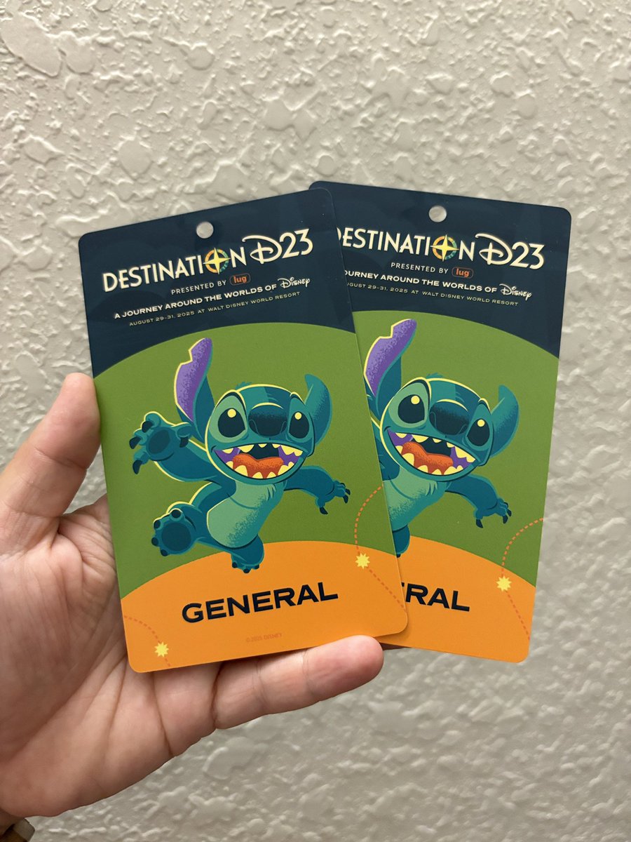 OHHHHKAYYYYY MY BADGES ARRIVED!!

ITS HAPPENING !!! DESTINATION D23 IS JUST 27 DAYS AWAY! #D23 <a href="/VeVeMagic/">💙VeVeMagic.eth⭕️🏰</a> <a href="/mie_janie/">⭕️mi H⭕️mie Janie</a> <a href="/HomiesOmi/">Max {⭕️mi Homies}</a>