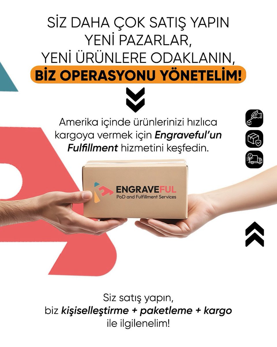Amerika’ya Satış Yapmanın En Kolay Yolu🚀 

Etsy üzerinden ABD’ye yaptığınız $800 altındaki satışlarda vergi muafiyeti sona eriyor. Artık her paket için ekstra vergi ödemek zorunda kalmayın! 

✔ Ürünlerinizi toplu halde ABD depomuza gönderin, biz lazer kişiselleştirme yapalım