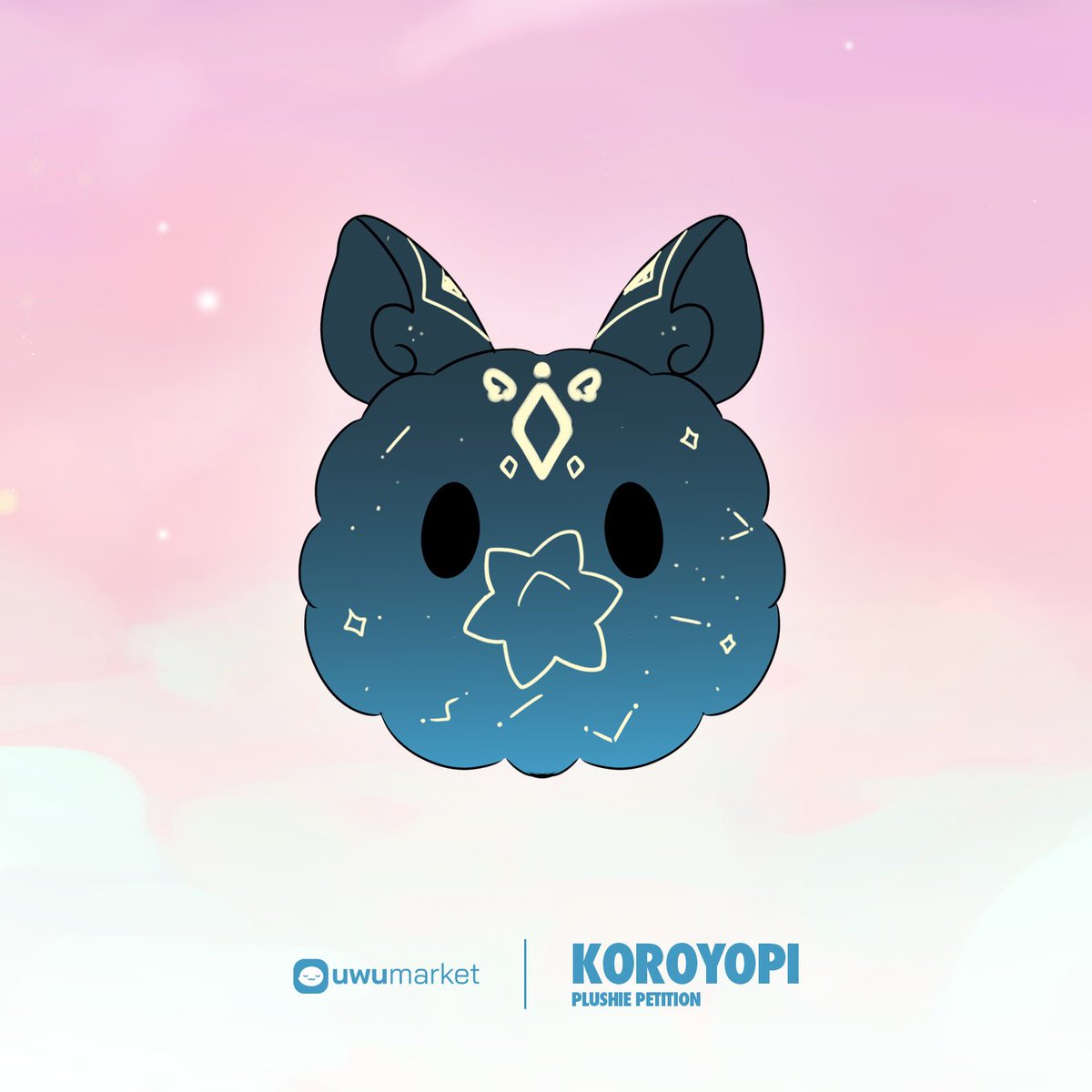 Lost in the stars, found in your arms ✨

<a href="/koroyopi/">Koro「 コロヨピ 」🐉✨</a> brand new Stardust Bunny plushie petition is now live!