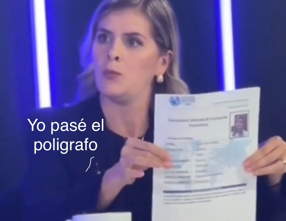 “Y en mi gobierno cambiaremos los jueces y juezas por polígrafos”
