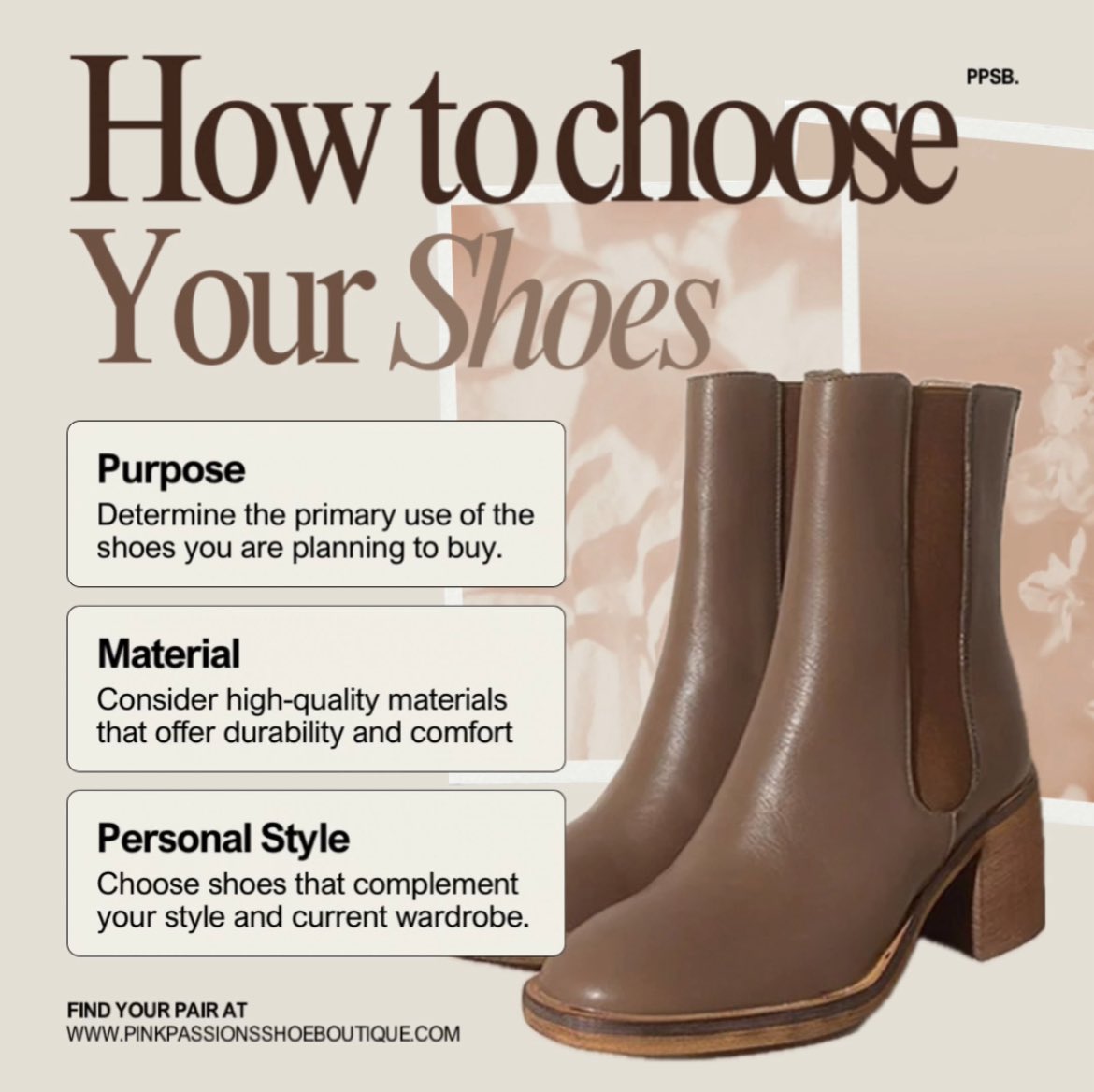 Pinkpassionshoe's tweet image. “Choosing the right shoes isn’t just about looks — it’s about purpose, quality, and personal style. 👢✨ Start with intention, shop with confidence.”

#ShoeGuide #StyleWithPurpose #PinkPassionsShoes #FallFootwear #SmartShopping #TimelessStyle