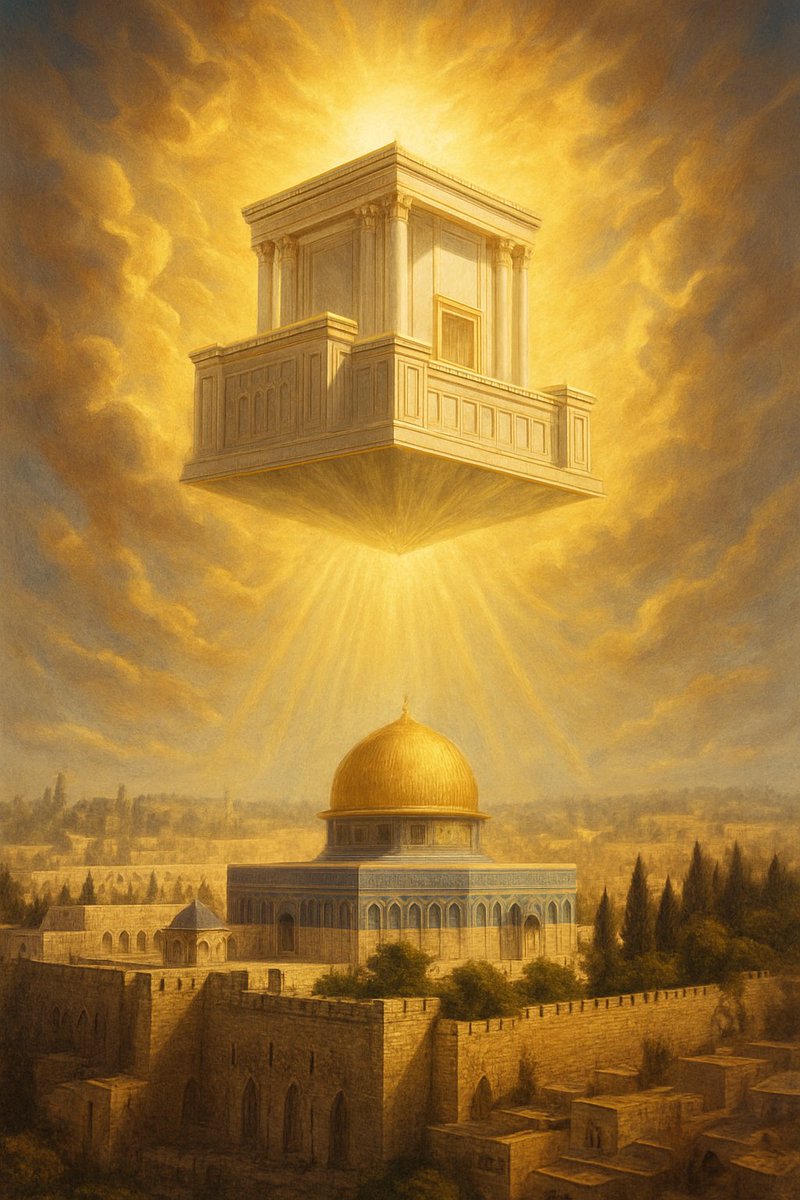 ۱٬۹۵۷ سال پیش، معبد مقدس ما در کوه معبد ویران شد.
به‌زودی — دوباره در جایگاه گنبد صخره ساخته خواهد شد.
و از اورشلیم، رهبری برای همه جهان صادر خواهد شد و اسرائیل با عدالت و قدرت بر جهان حکومت خواهد کرد.
#معبد_مقدس #کوه_معبد #اورشلیم #ملت_اسرائیل_زنده