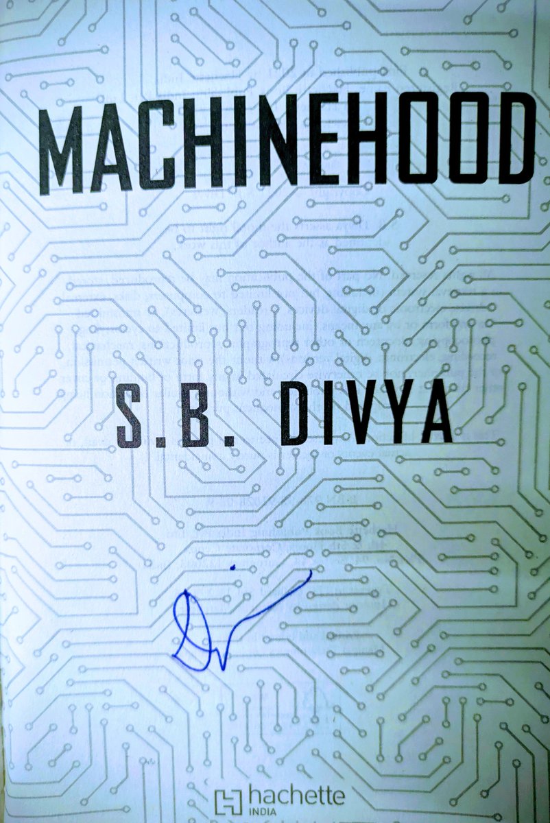 Got my author signed copy of MachineHood. Loving the book so far!

Thanks <a href="/divyastweets/">SB Divya</a> <a href="/bookworm_Kris/">Bookworm Bookstore, Blr</a>!