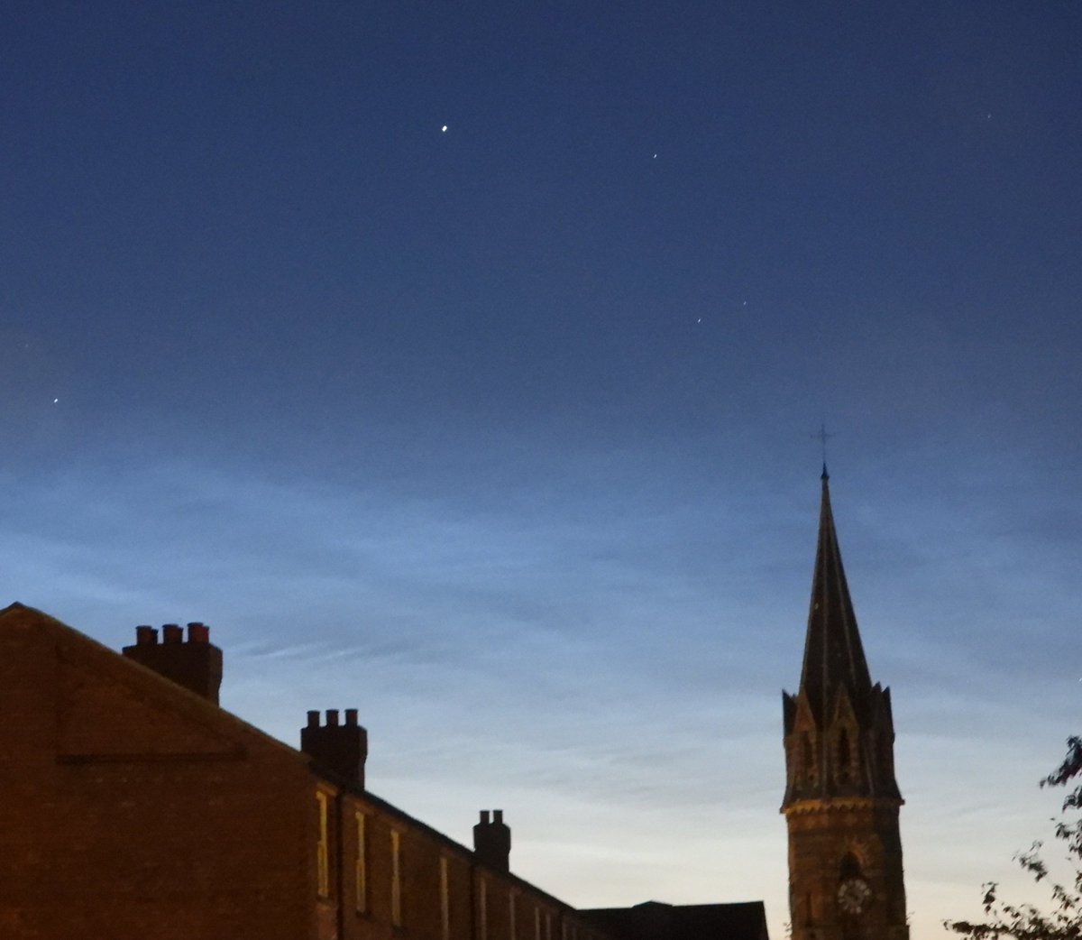 Astronomer Dan (@astronomy_dan) on Twitter photo Heres another shot of some beautiful Early morning Noctilucent Clouds (NCLs) over Wolverhampton West Midlands UK with The Constellation Returning Auriga on 03/07/25. <a href="/MoonHourSocial/">#MoonHour™️Social</a> <a href="/ThePhotoHour/">#ThePhotoHour</a> <a href="/StormHour/">#StormHour</a> #Noctilucent #ncls #cityofwolverhampton #WestMidlands Heres another shot of some beautiful Early morning Noctilucent Clouds (NCLs) over Wolverhampton West Midlands UK with The Constellation Returning Auriga on 03/07/25. <a href="/MoonHourSocial/">#MoonHour™️Social</a> <a href="/ThePhotoHour/">#ThePhotoHour</a> <a href="/StormHour/">#StormHour</a> #Noctilucent #ncls #cityofwolverhampton #WestMidlands