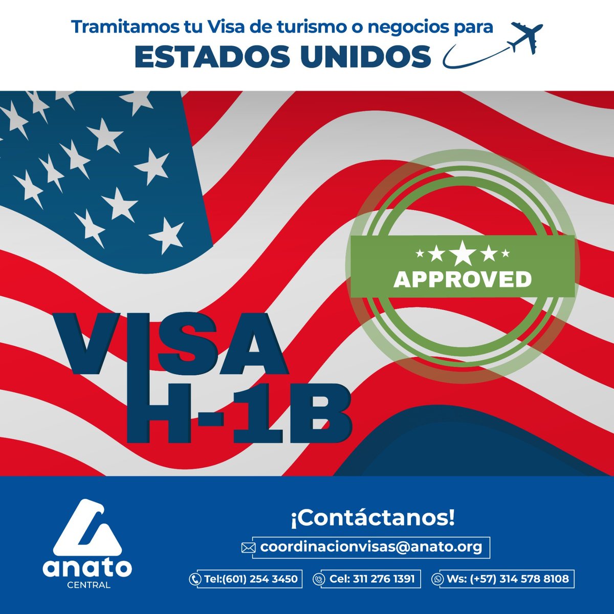 ✅Contamos con más de 20 años de experiencia en asesoría, trámites y radicación de visas para colombianos y residentes extranjeros.

🔹¿Es tu primera solicitud? Te brindamos la mejor asesoría para garantizar un proceso ágil y efectivo.

#visas #visaamericana #estadosunidos