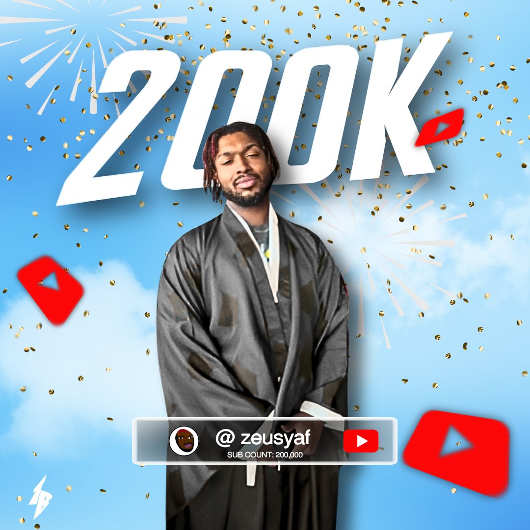 Zeusy_Updates's tweet photo. As of August 2nd, 2025, Zeusy has officially hit 200,000 subscribers on YouTube! 🔥

Huge shoutout to Zeusy and the editors who helped reach this milestone. It's been a succesful last 5 months  with 16 videos reaching 1k+ views. Accumulating around 594,640 views since March.👏👀 https://t.co/J79Jn4pDeD