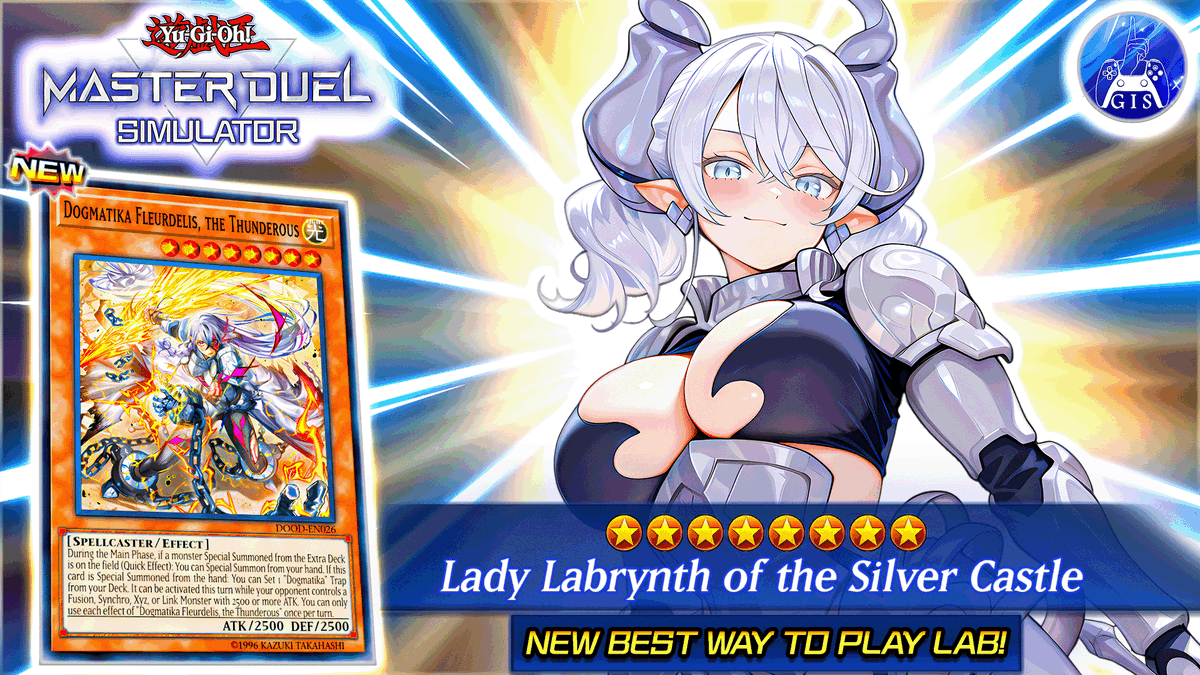 GamesInSilence's tweet photo. 📣 NEW VIDEO OUT NOW: https://t.co/TJkDe0k3yR ➡️ 🏰 NEW DOGMATIKA SUPPORT MAKES LABRYNTH DECK TOP-TIER AGAIN! #GamesInSilence #labrynth #dogmatika #labrynthdogmatika #masterduel #yugioh #yugiohmasterduel https://t.co/aqbSUIZzwe