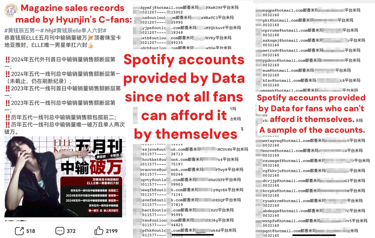 (The first 2 screenshots are of a conversation happening between yslpopviral/095whore, a known SKZ/HHJ anti, and an anonymous sender. The last 2 screenshots are fund receipts provided by HHJ's Cbar)

We are deeply concerned by the ongoing, coordinated attacks against Hyunjin,