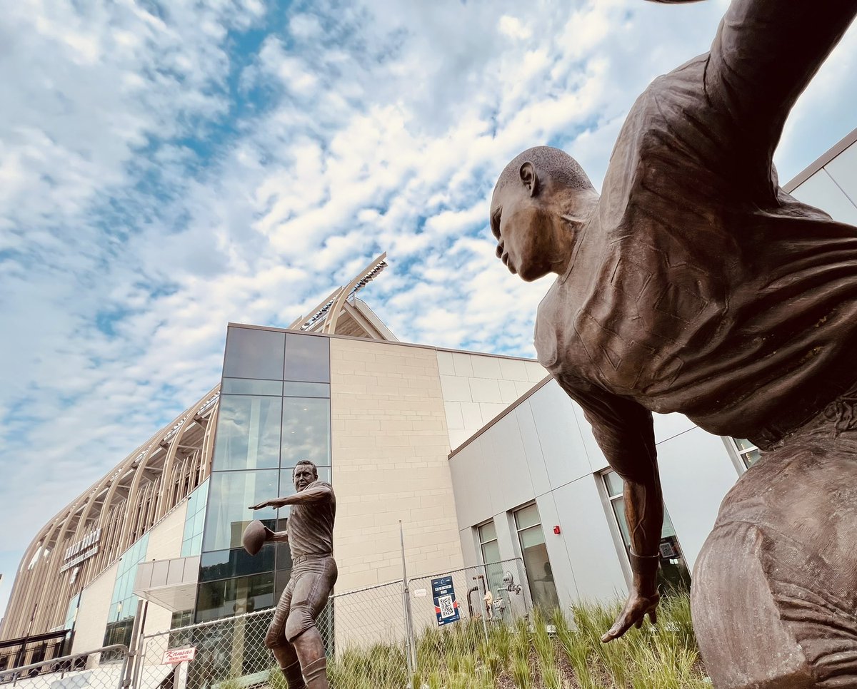 Back home at <a href="/KU_Football/">Kansas Football</a> Memorial Stadium #KansasComet