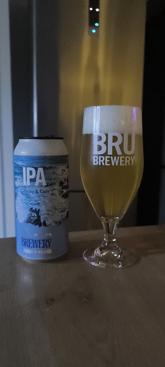 Moved onto <a href="/BruBrewery/">BRÚ Brewery</a> IPA  #SaturdayBeers 🍻🍻