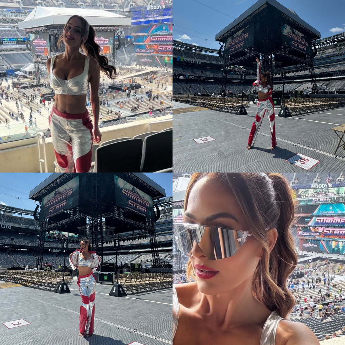 Nikki Bella serving KUNT at #SummerSlam Night 1 💋