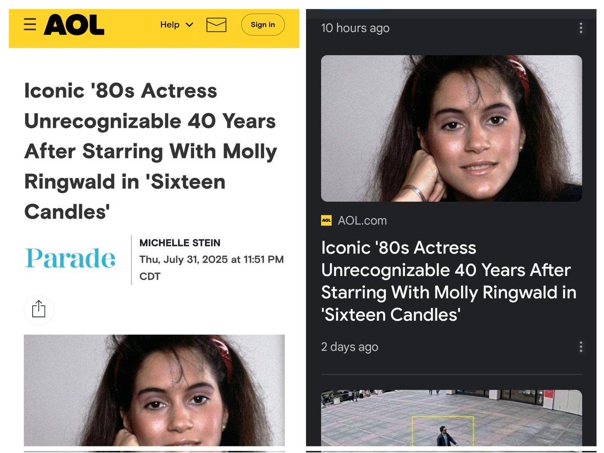TheBoyShelby's tweet image. What a ridiculous headline. The movie she's least known for. 🤦‍♂️. Try Less Than Zero or Lost Boys. @ParadeMagazine @AOL #jamigertz